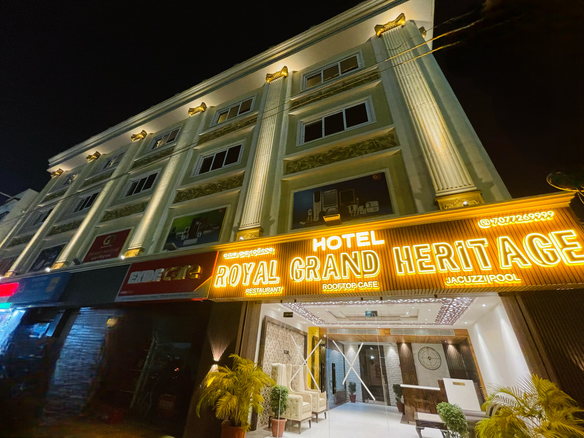 Hotel exterior street view